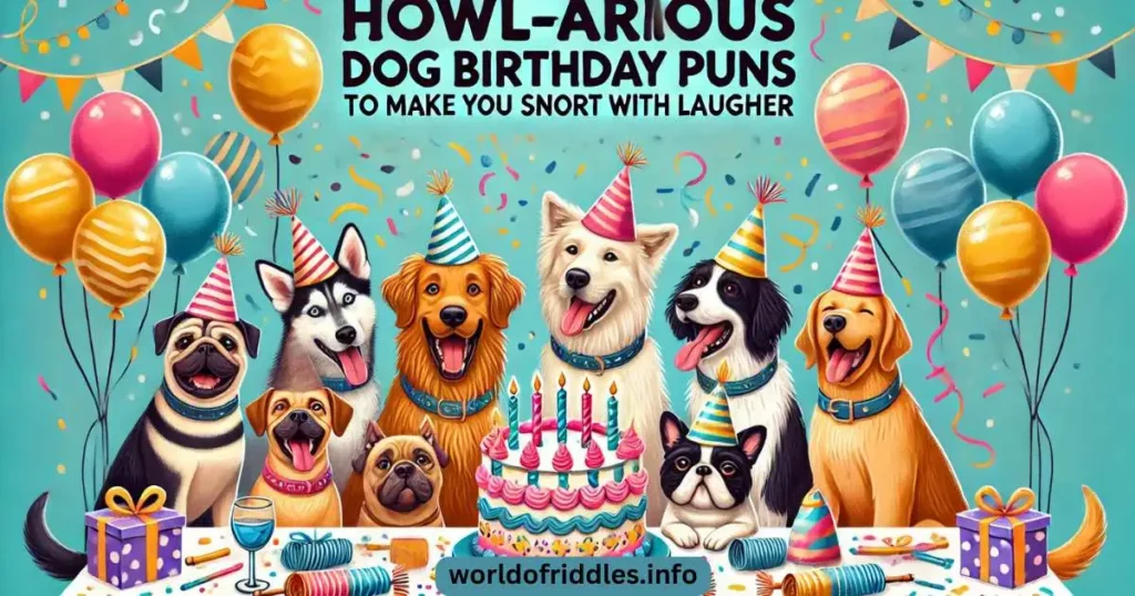 Howl-arious Dog Birthday Puns to Make You Snort with Laughter