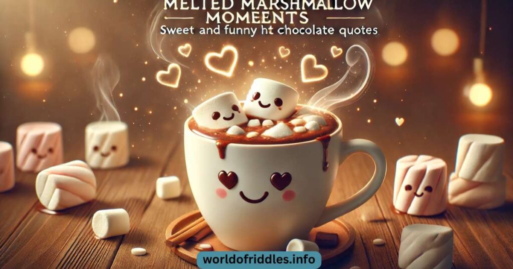  Melted Marshmallow Moments: Sweet and Funny Hot Chocolate Quotes