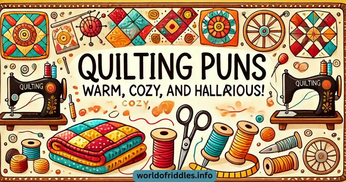  Quilting Puns: Warm, Cozy, and Hilarious!