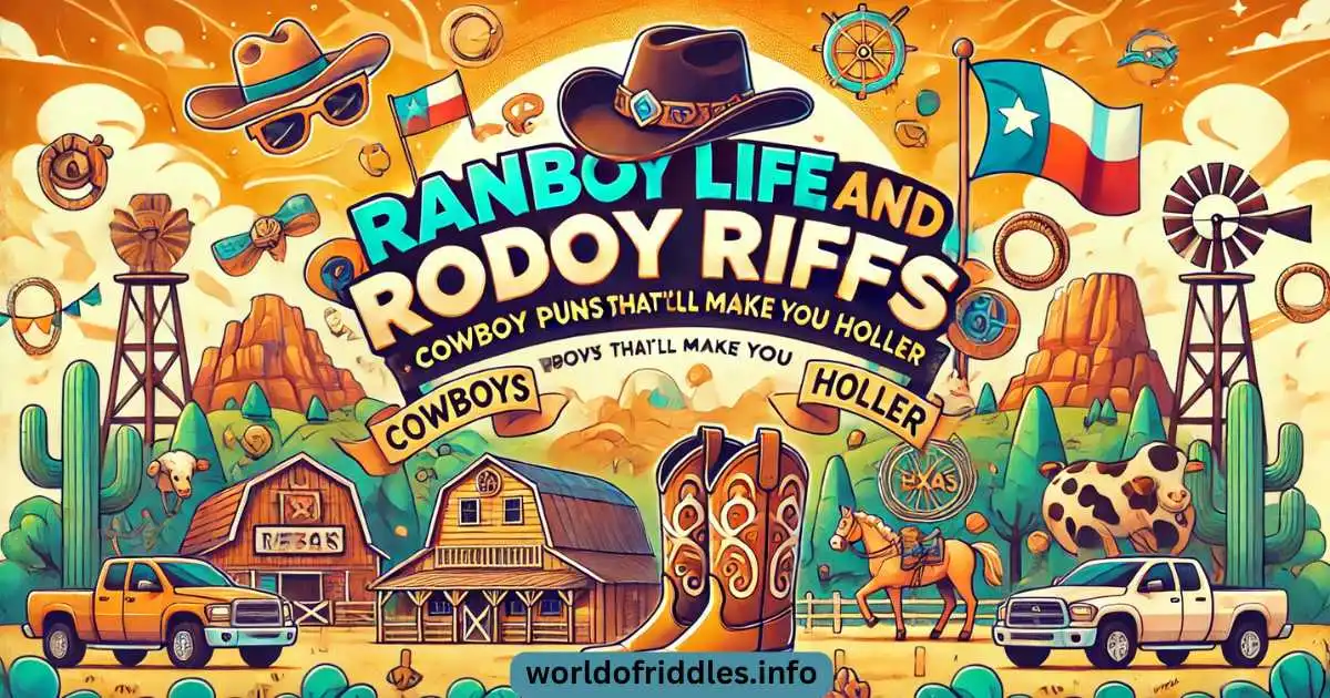 Ranch Life and Rodeo Riffs: Cowboy Puns That’ll Make You Holler 