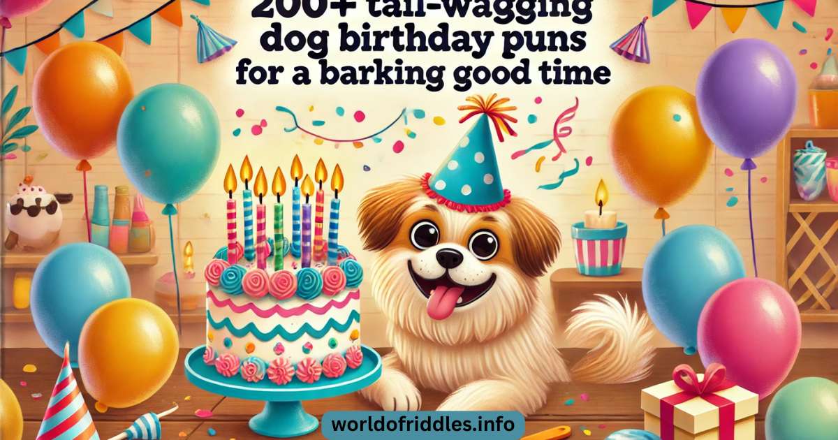 Tail-Wagging Dog Birthday Puns