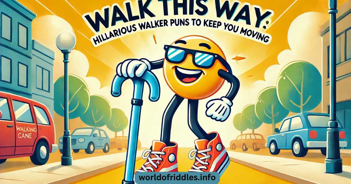 Walk This Way: Hilarious Walker Puns to Keep You Moving 